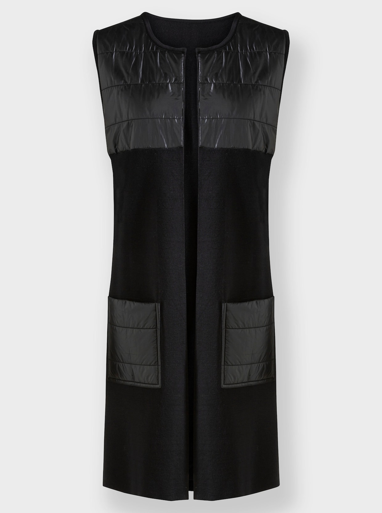 heine Lang vest - zwart