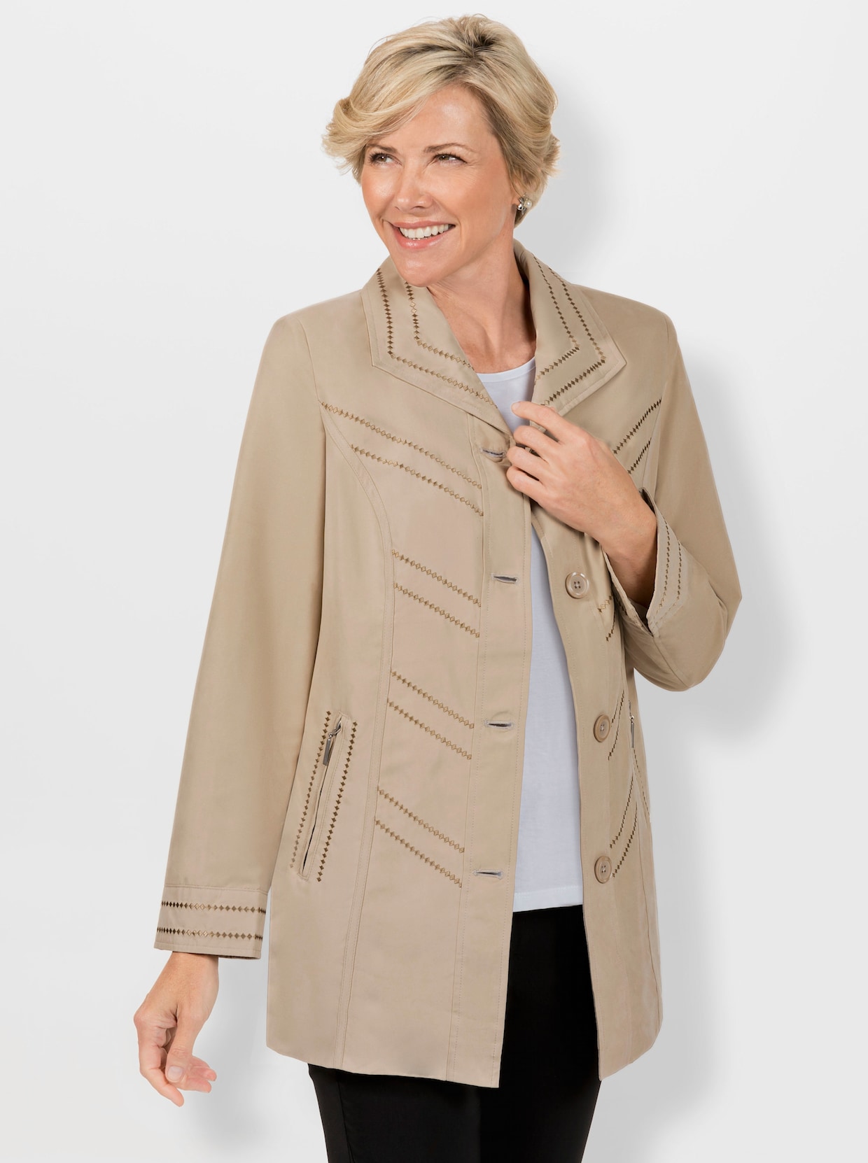 Jacke - beige