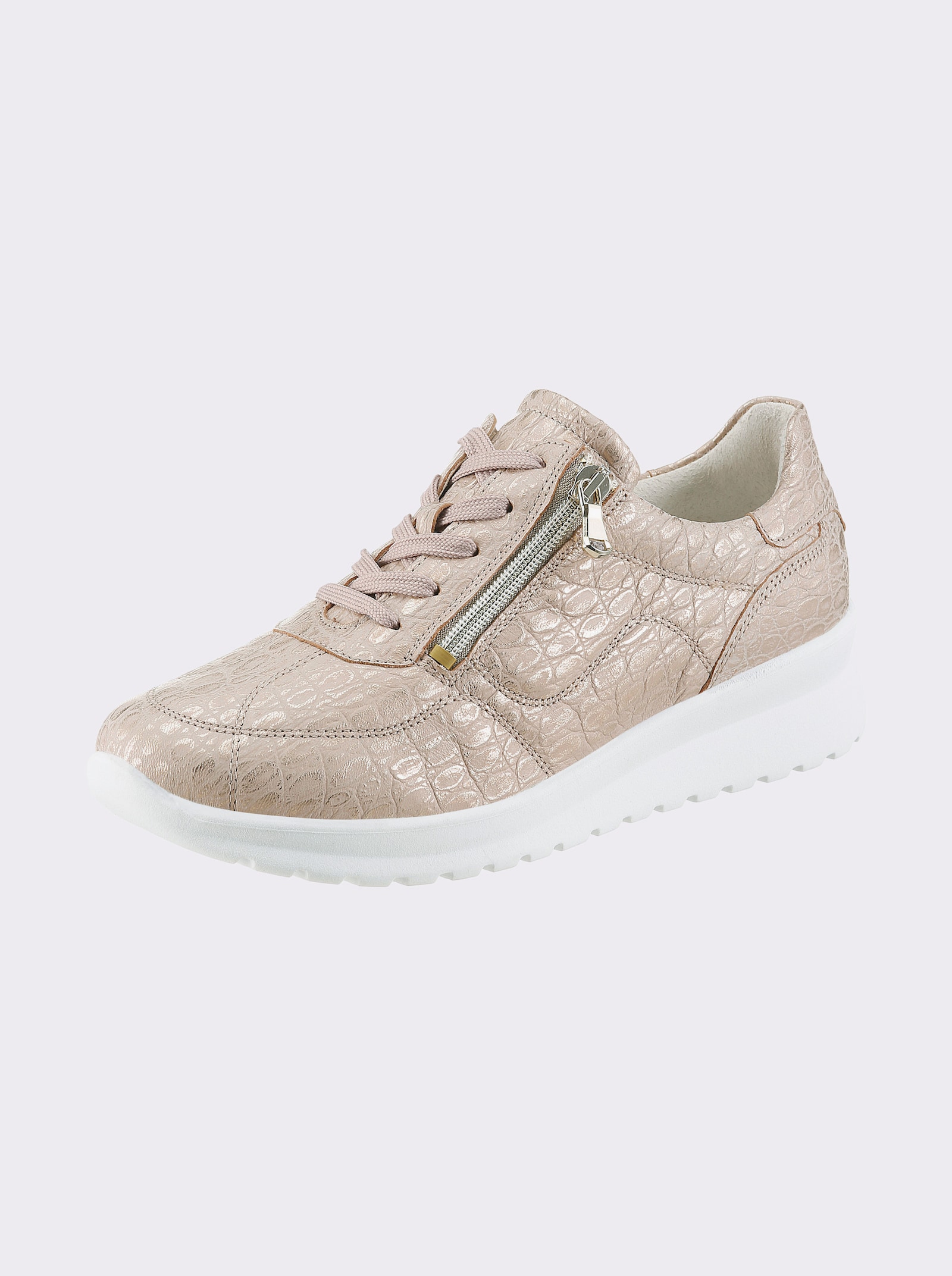 Waldläufer Sneaker mit Metallic-Effekt, Waldläufer - goldfarben