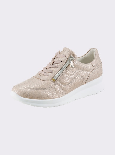 Waldläufer Sneaker mit Metallic-Effekt, Waldläufer - goldfarben