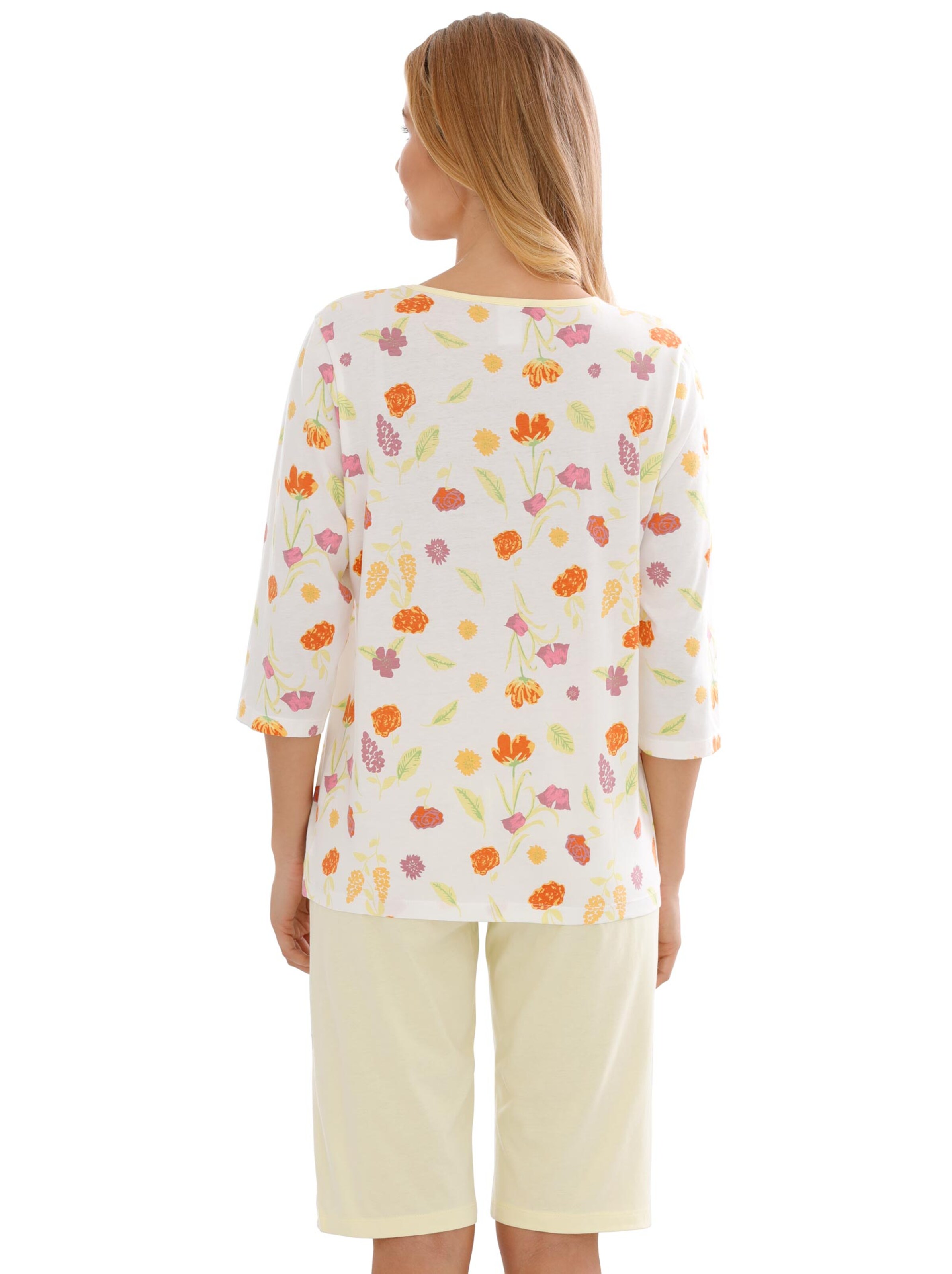 Schlafanzug - gelb-bedruckt