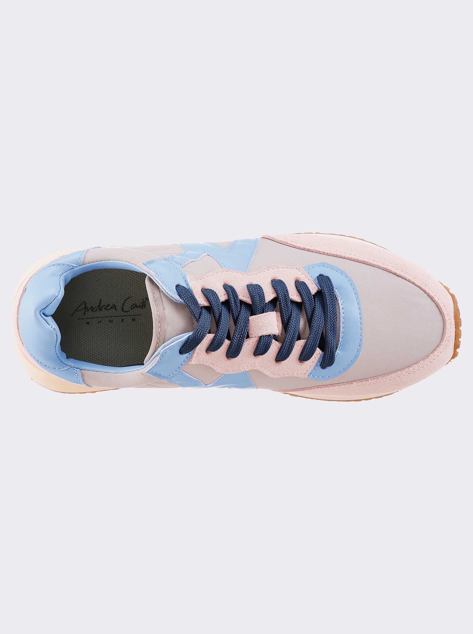 Andrea Conti Sneaker - rosé-bleu-gemustert