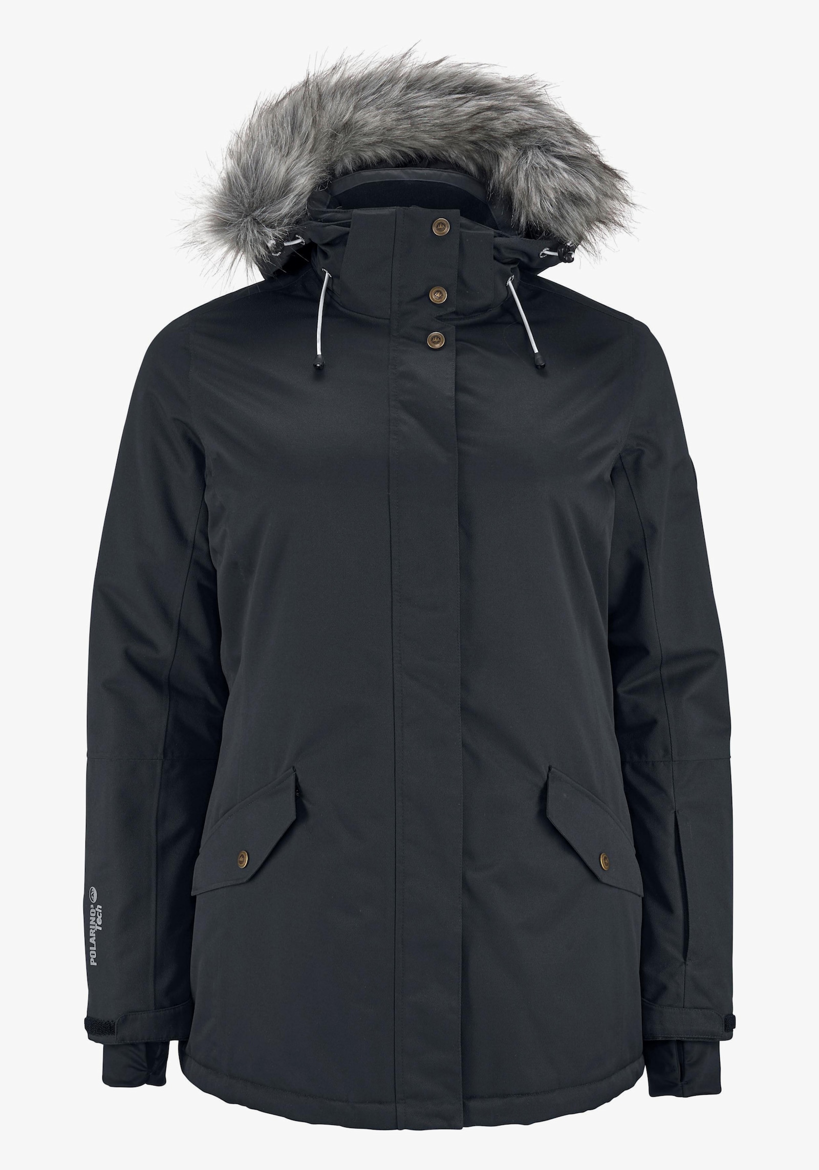 Polarino Skijacke - schwarz