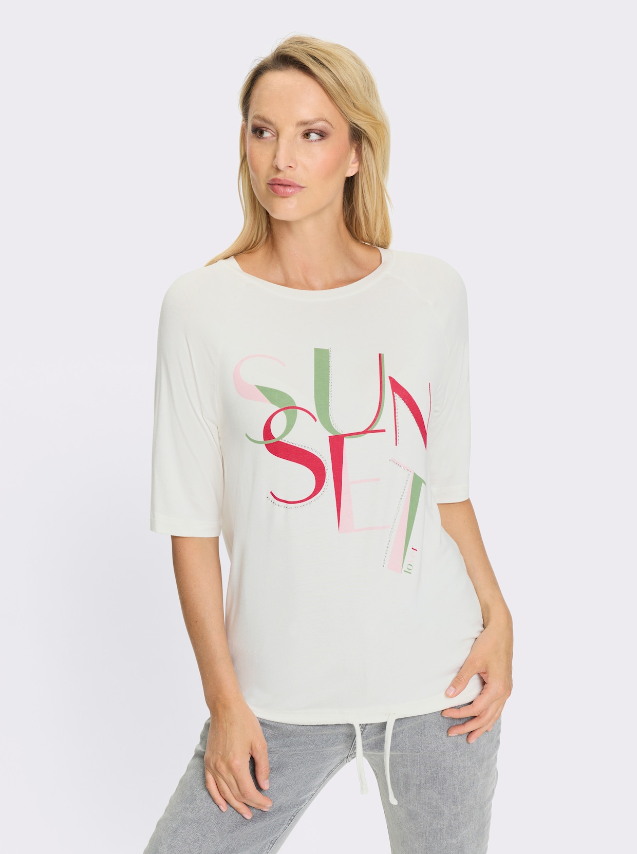 heine T-Shirt - ecru