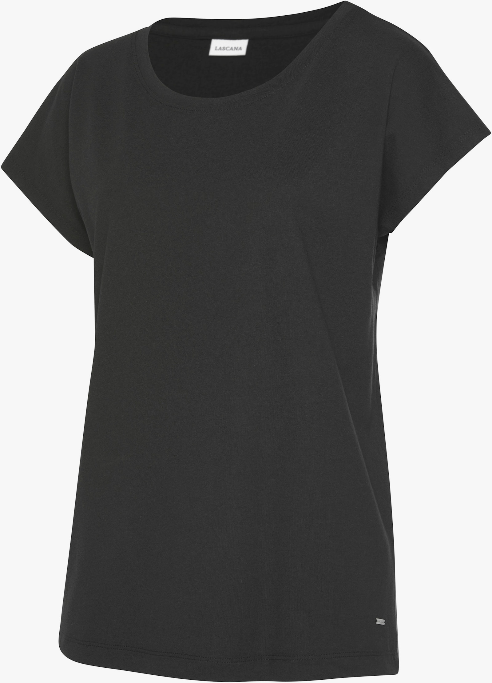 LASCANA Pyjamabovendeel - zwart