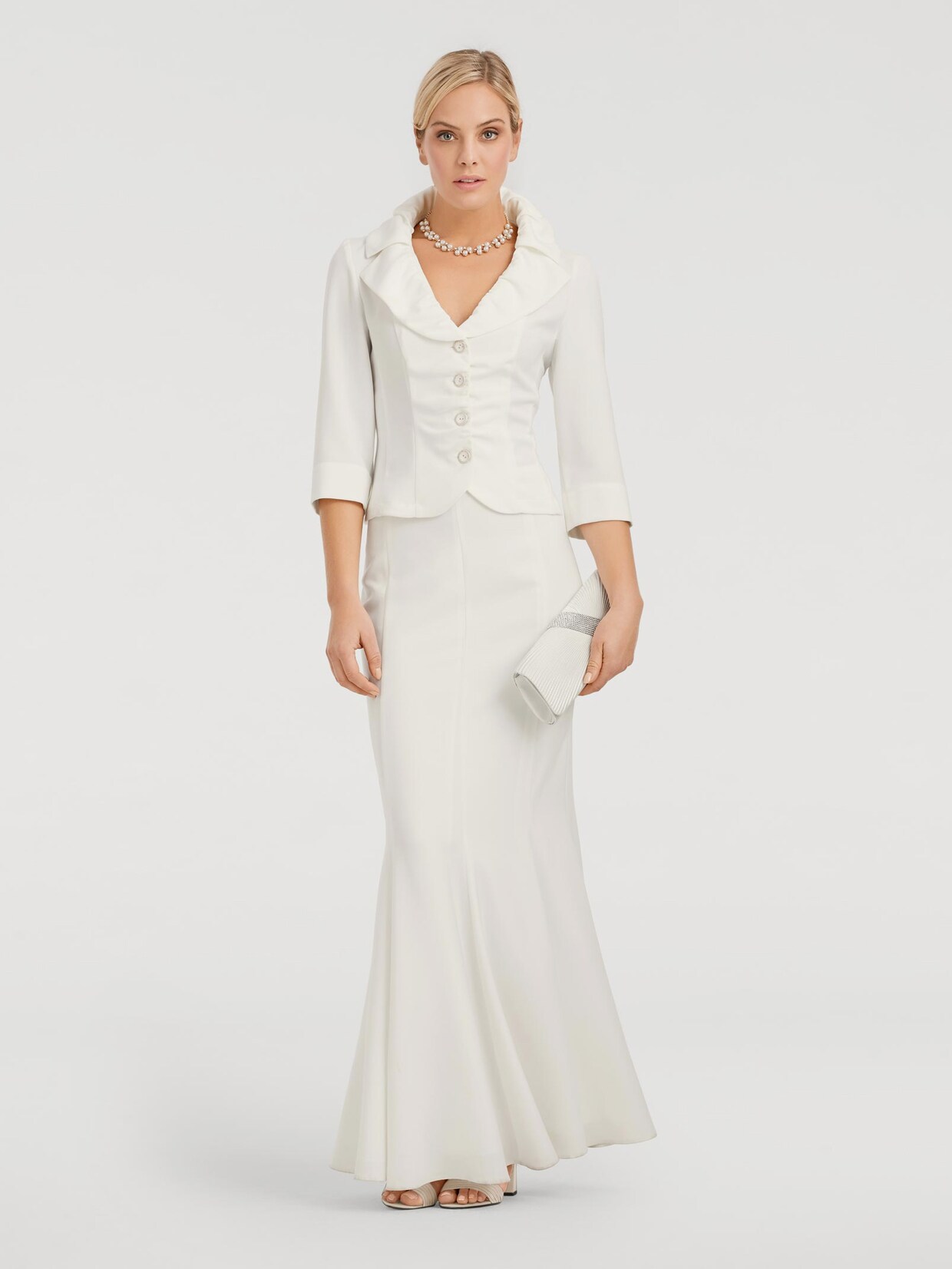 Patrizia Dini Kurzblazer - creme