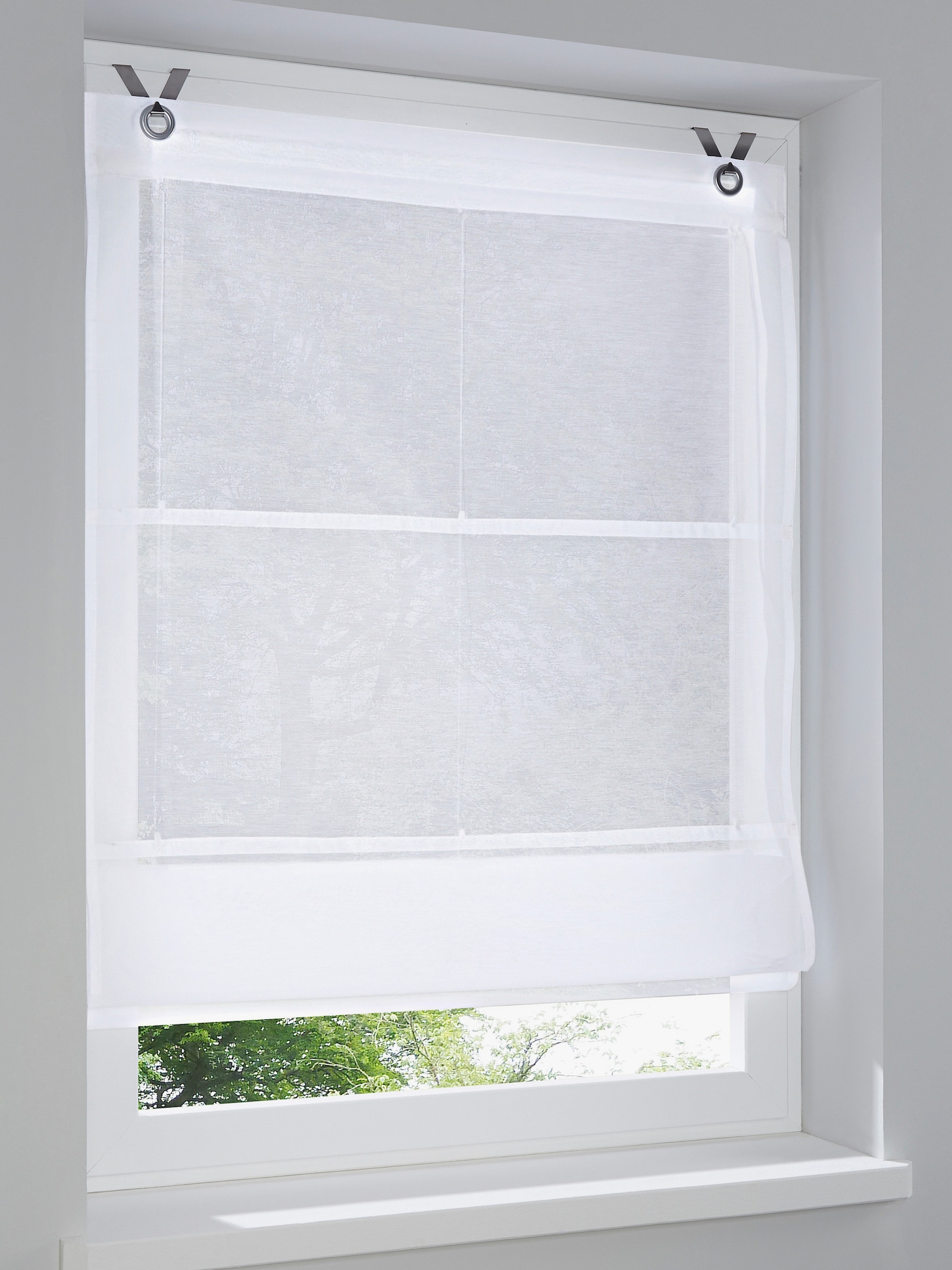 heine home Raffrollo - weiß