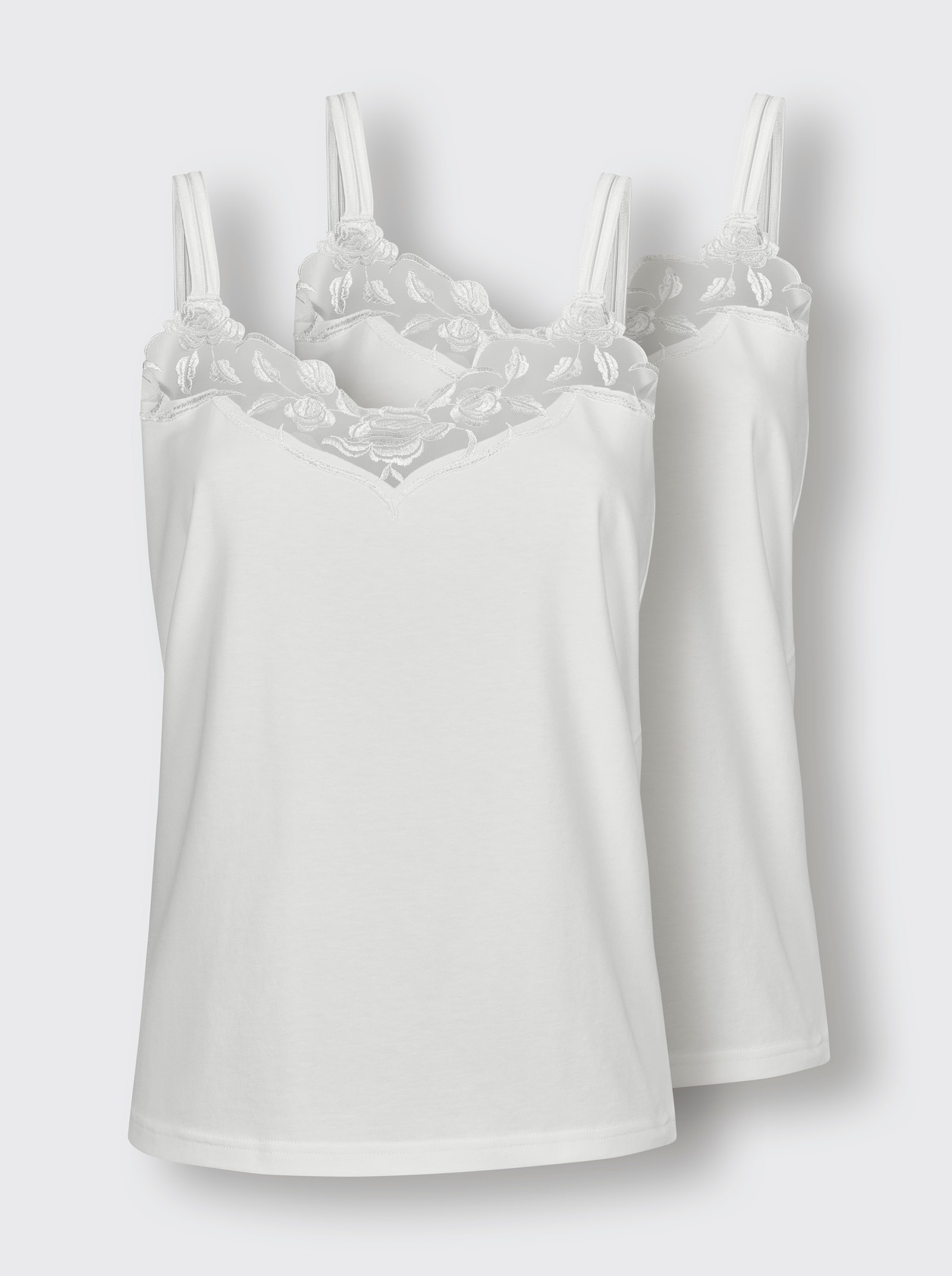 wäschepur Trägerhemd - weiß