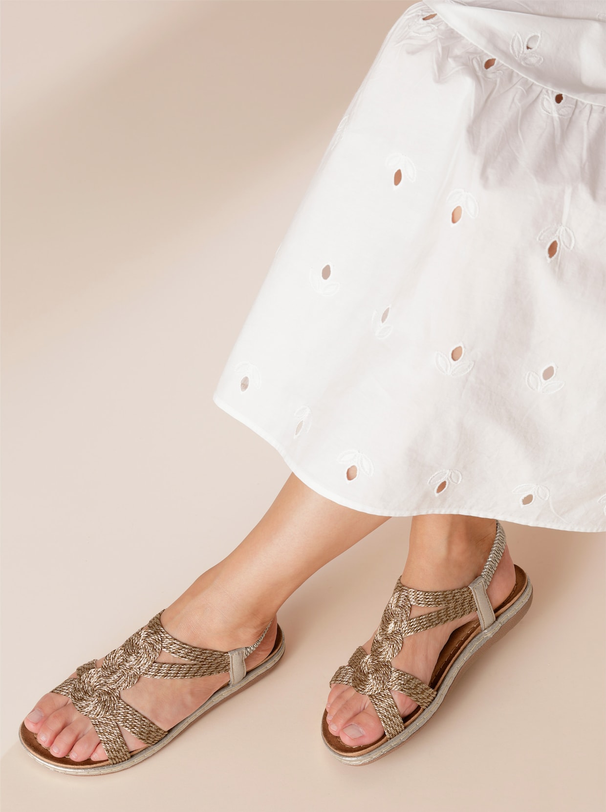 Andrea Conti Sandalen - bronskleurig