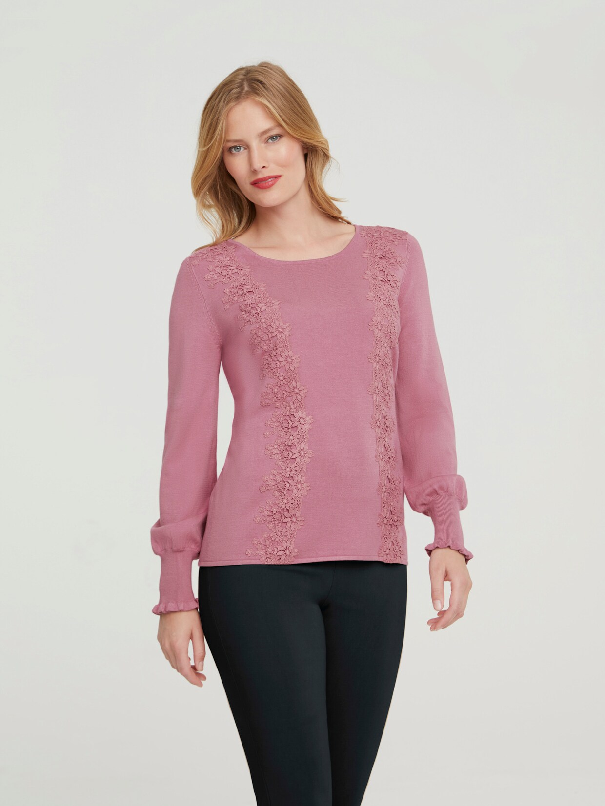 heine Pullover - smokerose