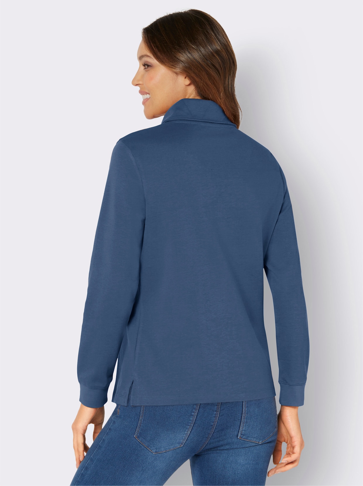 Sweatshirt - jeansblauw