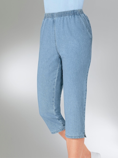 Capri-jeans - blue-bleached