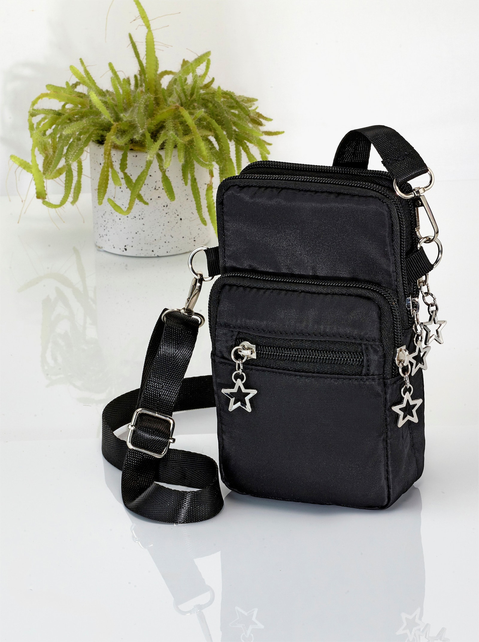 Handy-Tasche - schwarz