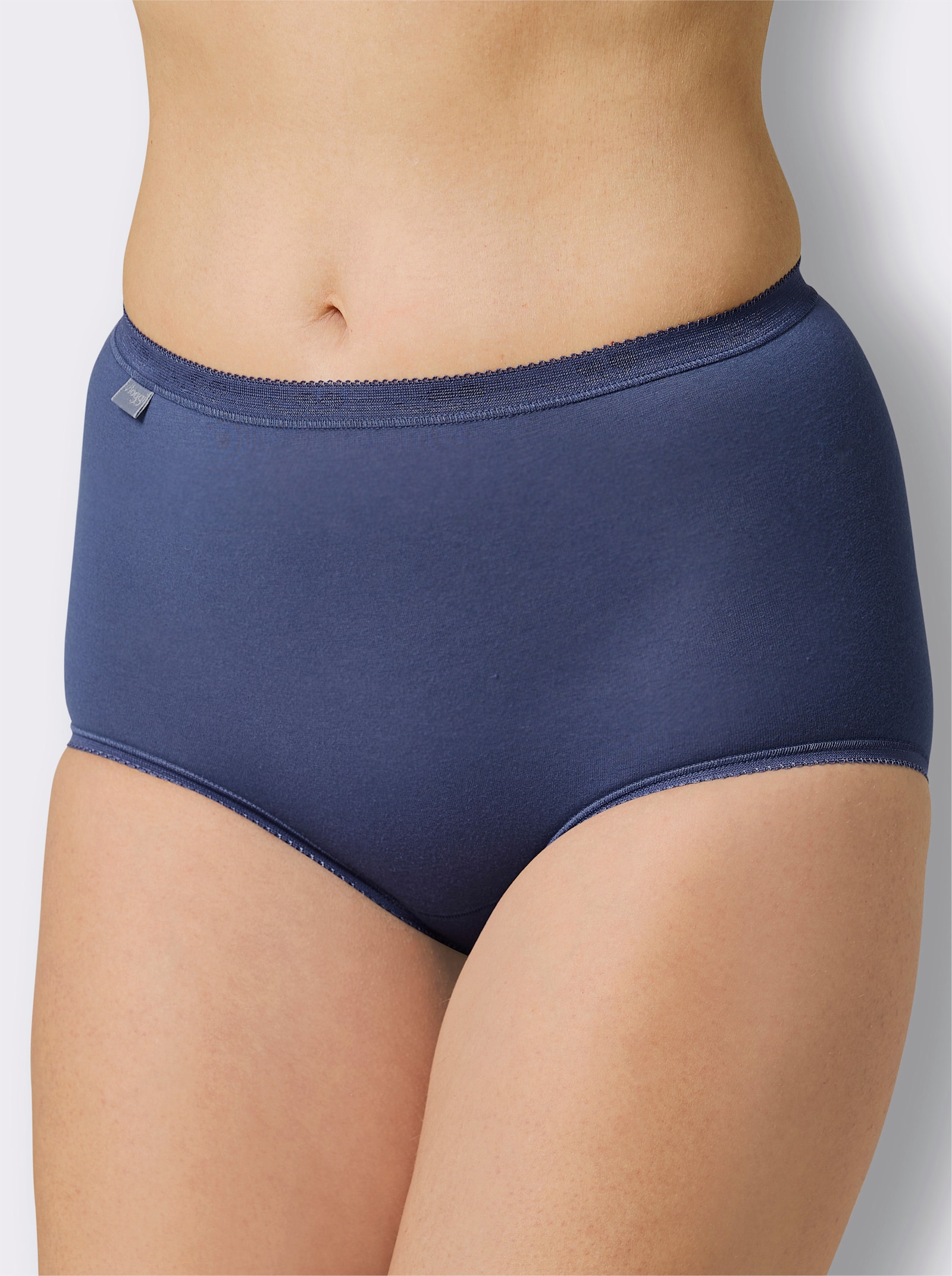 Sloggi Taillenslip im 3er-Pack - ecru + hellblau + marine