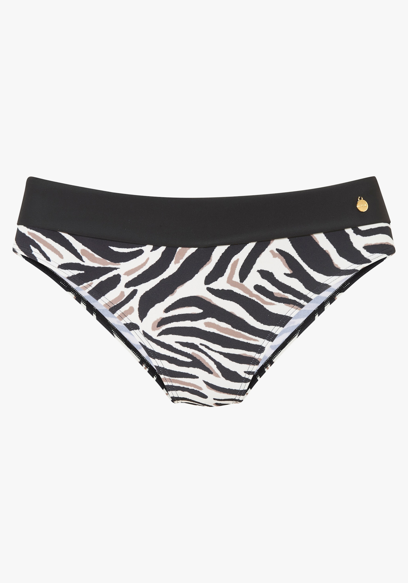 LASCANA Bikini-Hose - creme-schwarz