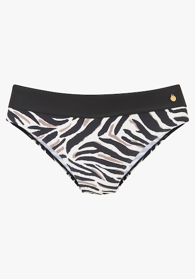 LASCANA Bikini-Hose - creme-schwarz