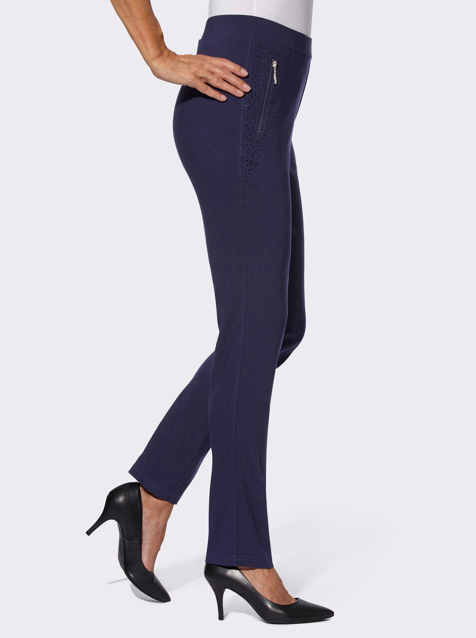 Bengalinhose mit Shaping-Effekt - marine