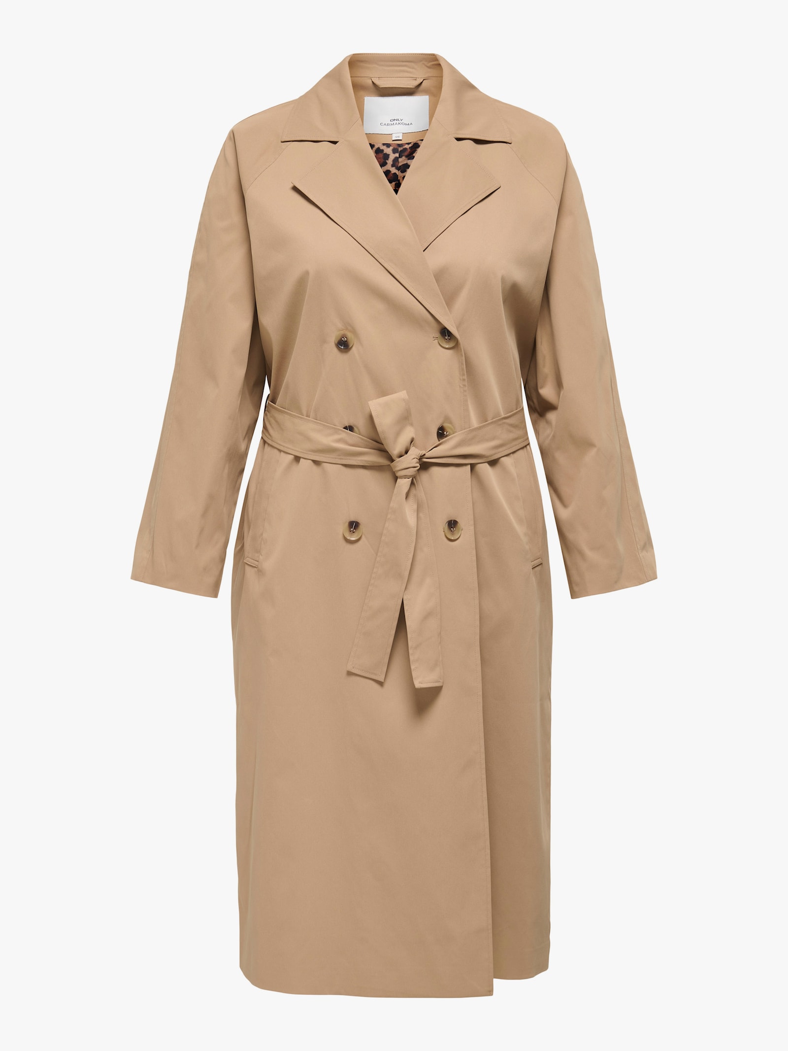 ONLY CARMAKOMA Trenchcoat - tannin detail:leo