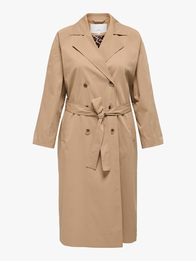 ONLY CARMAKOMA Trenchcoat - tannin detail:leo