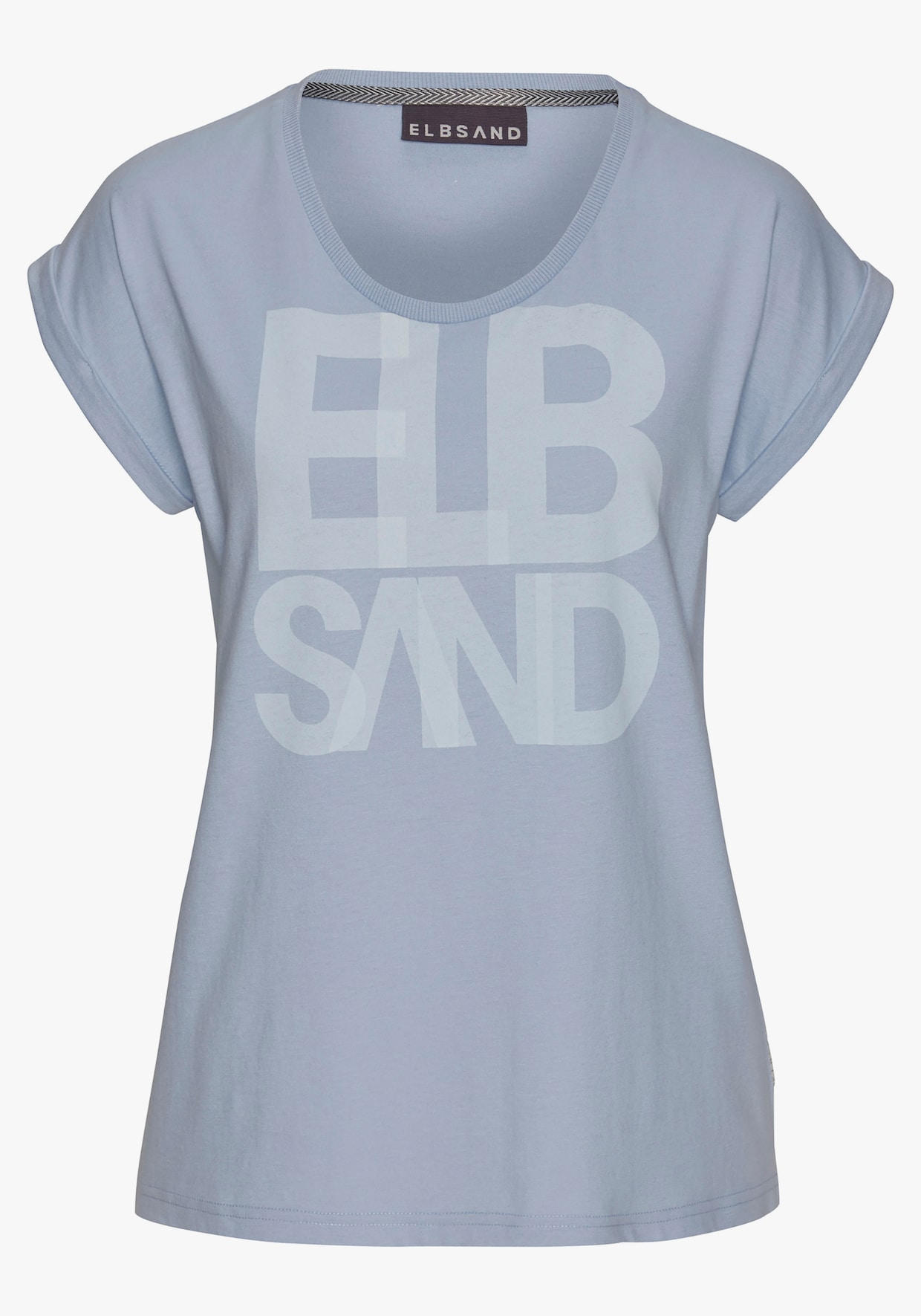 Elbsand T-Shirt - blau meliert