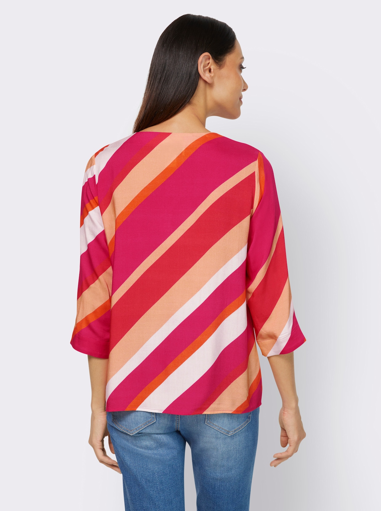 heine Blouse met print - pink/apricot bedrukt