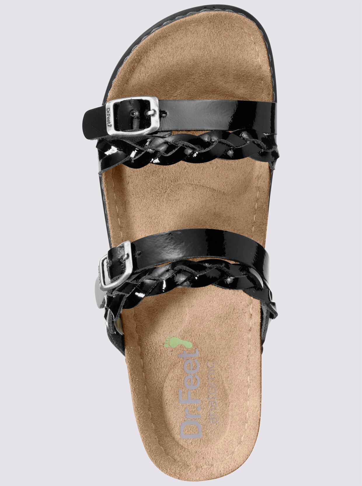 Dr. Feet Pantolette - schwarz