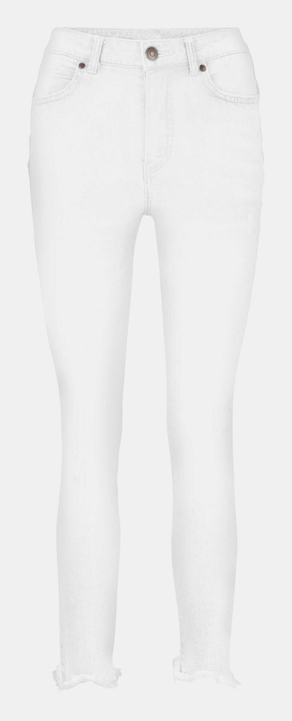 Linea Tesini Bauchweg-Jeans - weiß