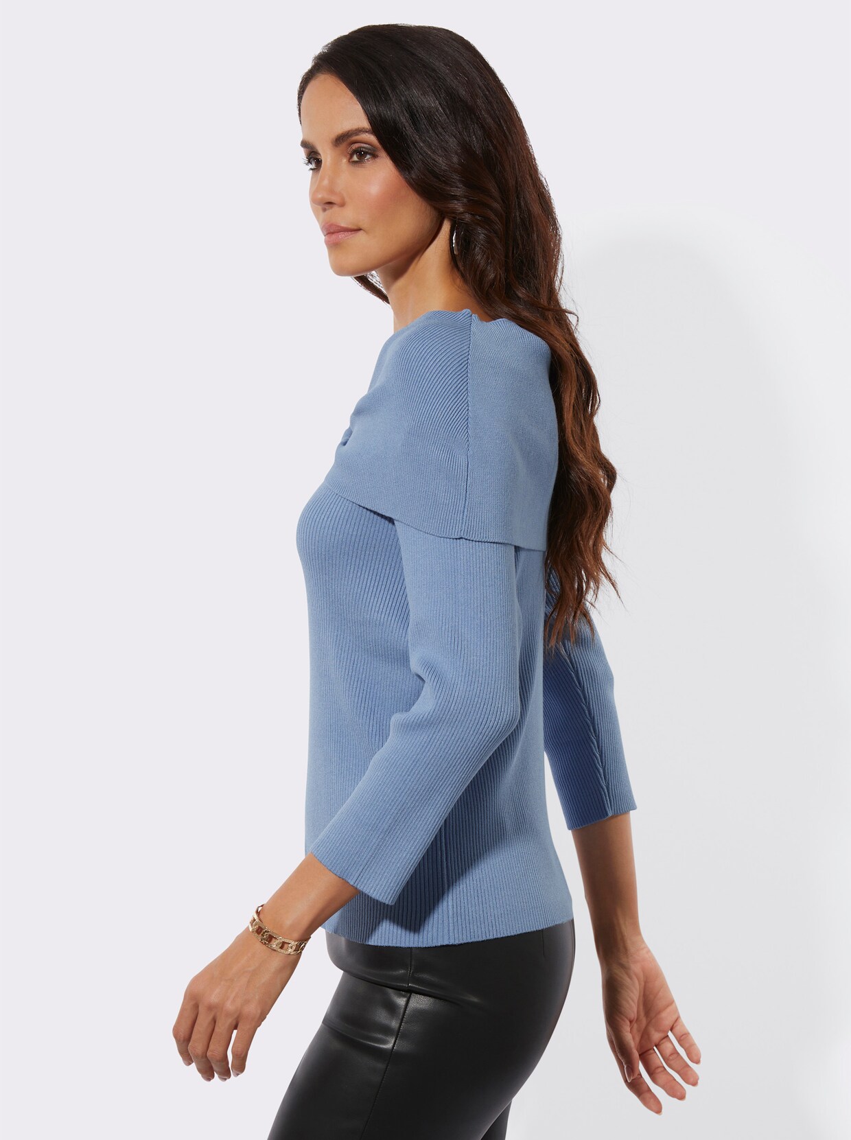Carmenpullover - bleu