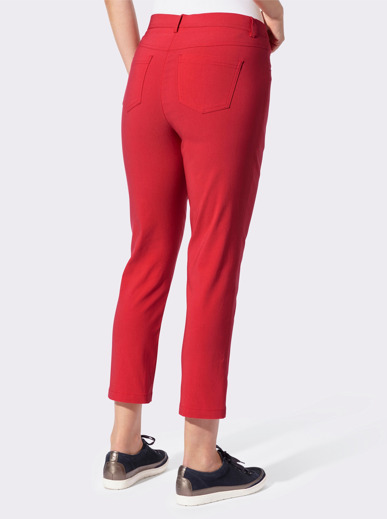 7/8-Hose mit rückwärtigem Dehnbund - erdbeere