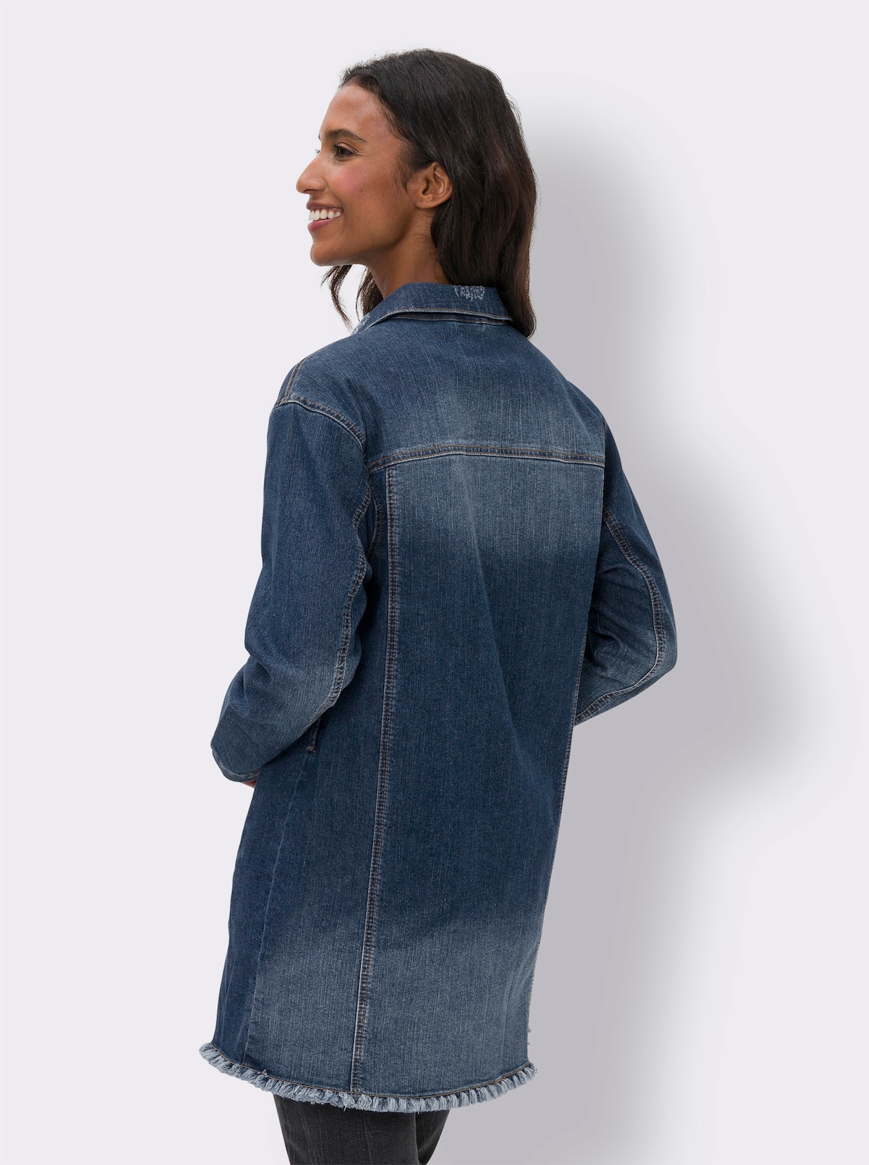 heine Jeansjacke - blue-stone-washed