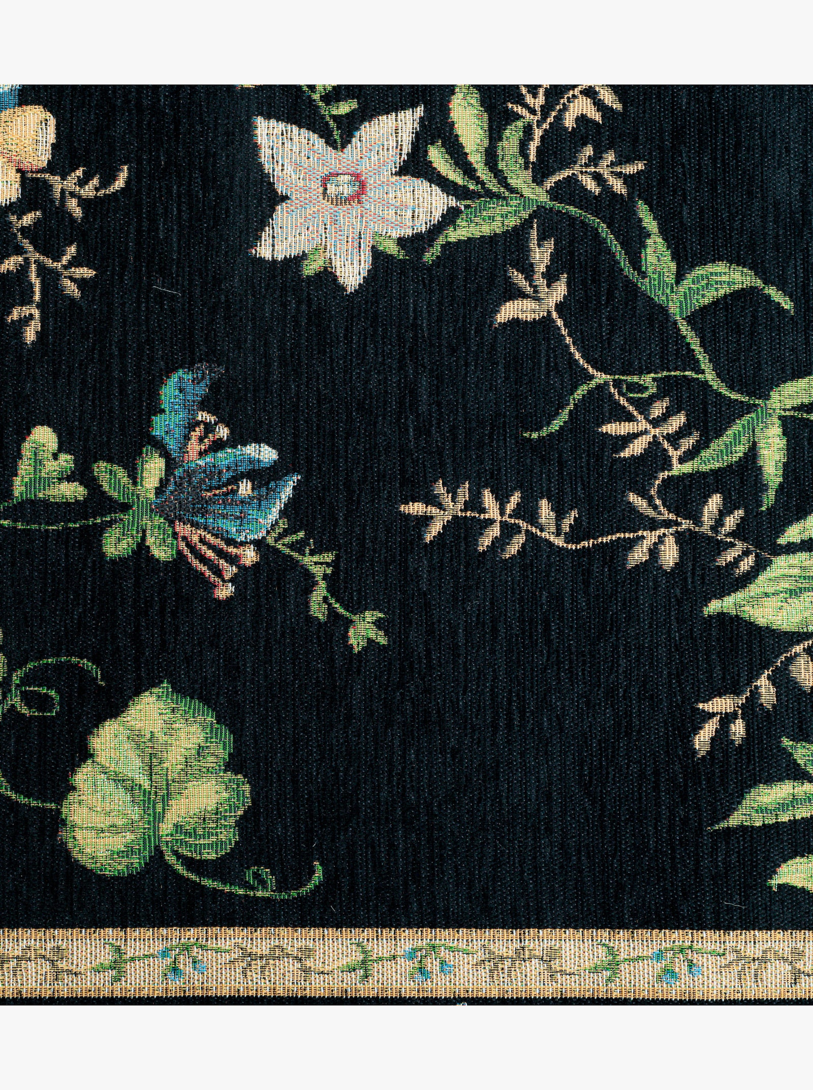 Theko Teppich - schwarz