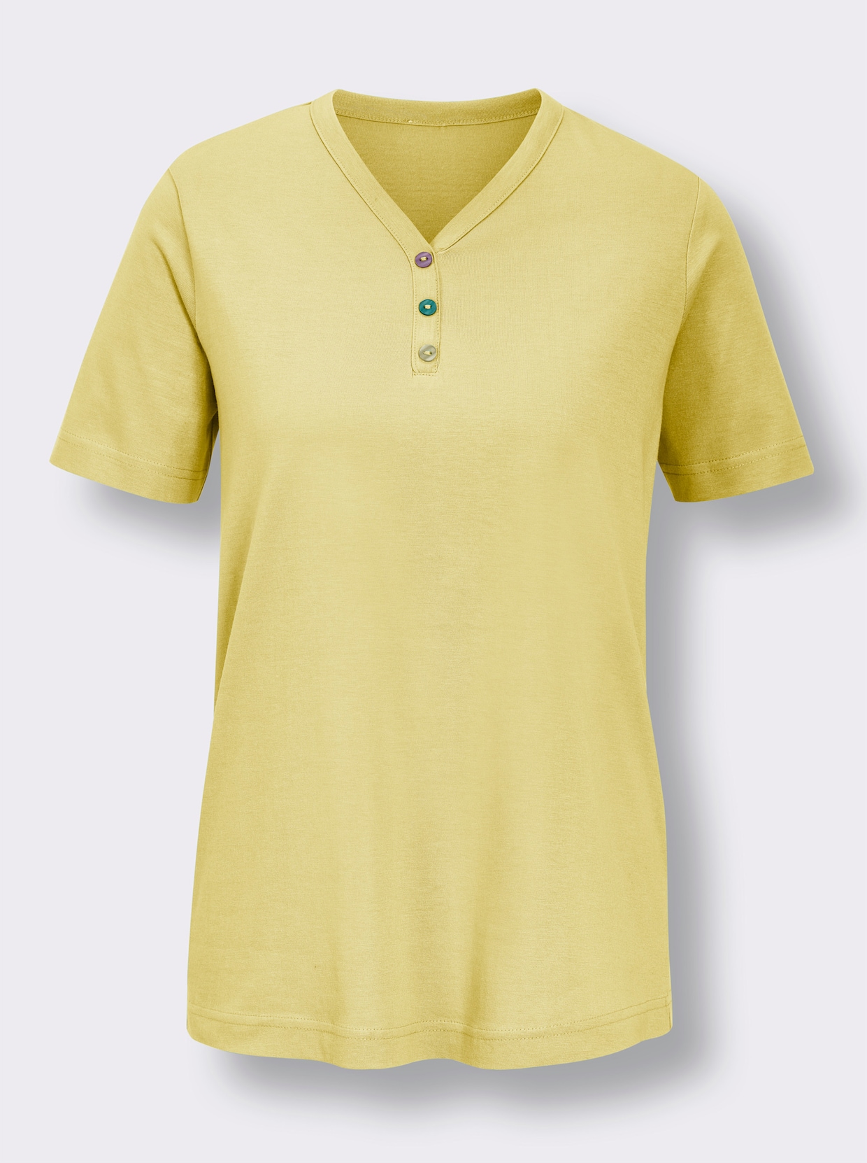 wäschepur Schlafanzug-Shirt - zitrone