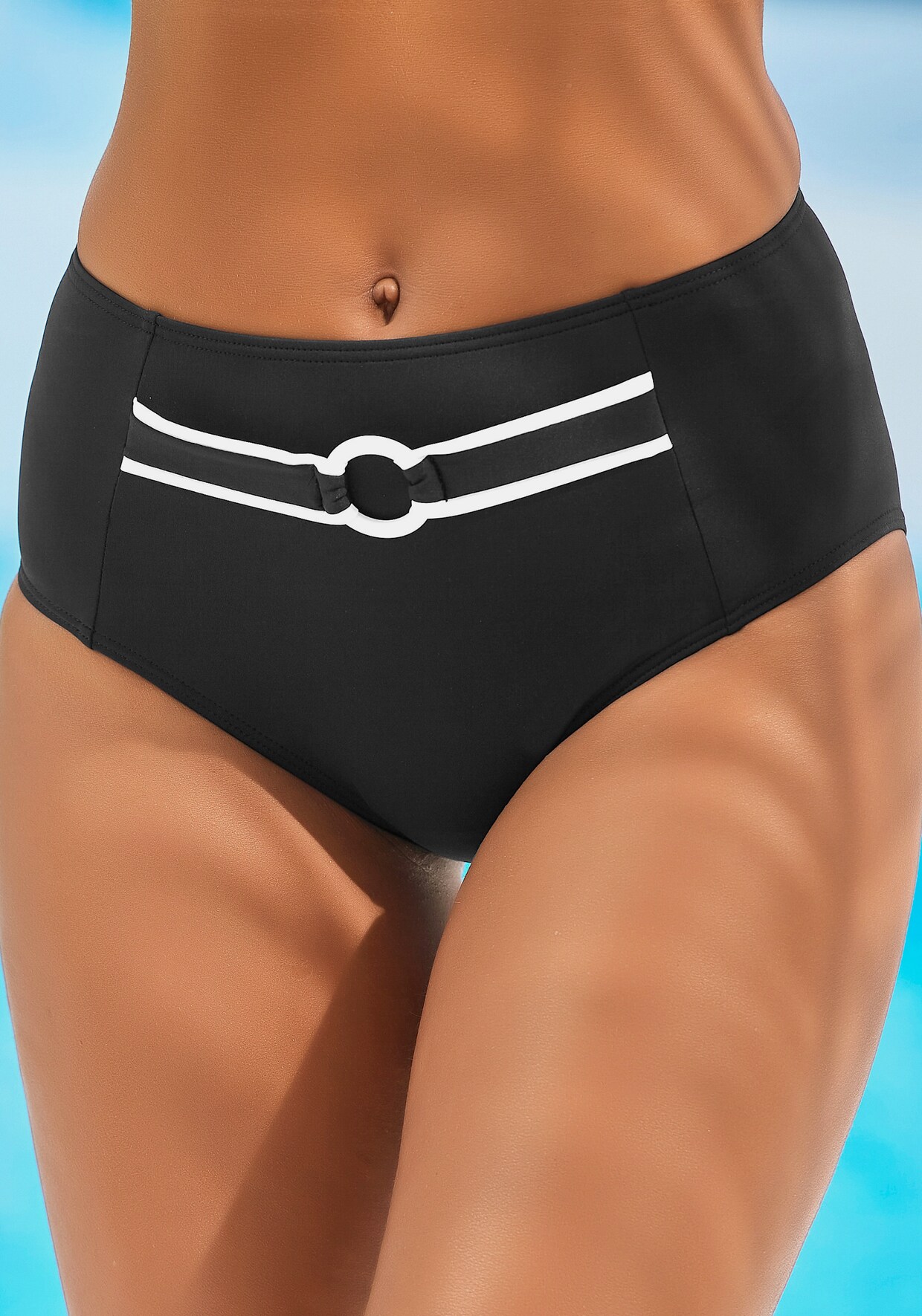 Vivance Highwaist-Bikini-Hose - schwarz