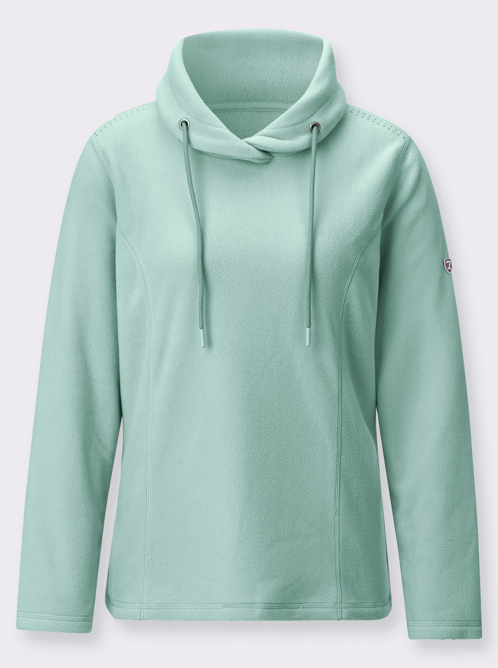 Fleeceshirt mit Antipilling-Ausrüstung - kalkmint