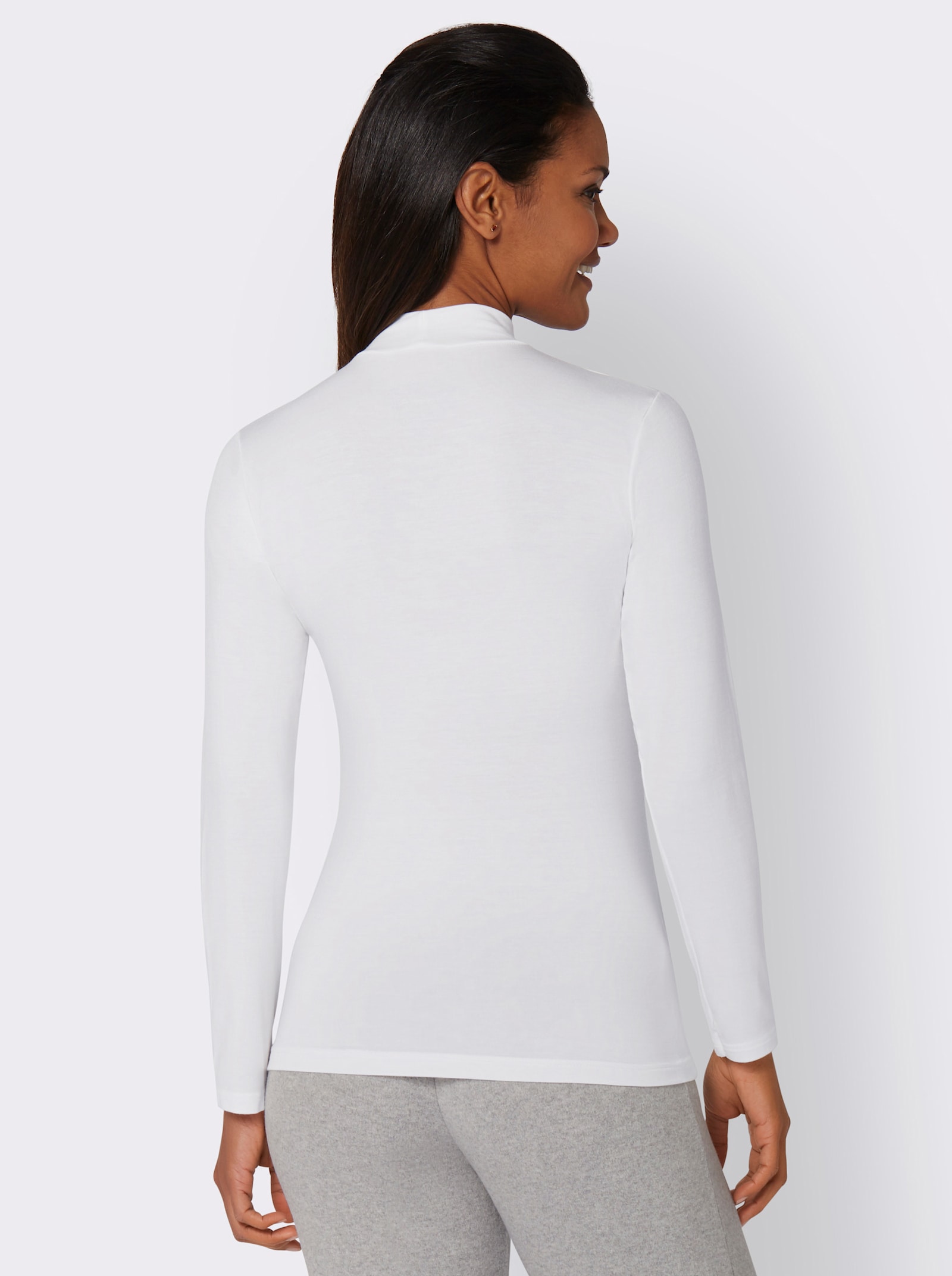 wäschepur Langarm Blazershirt - champagner