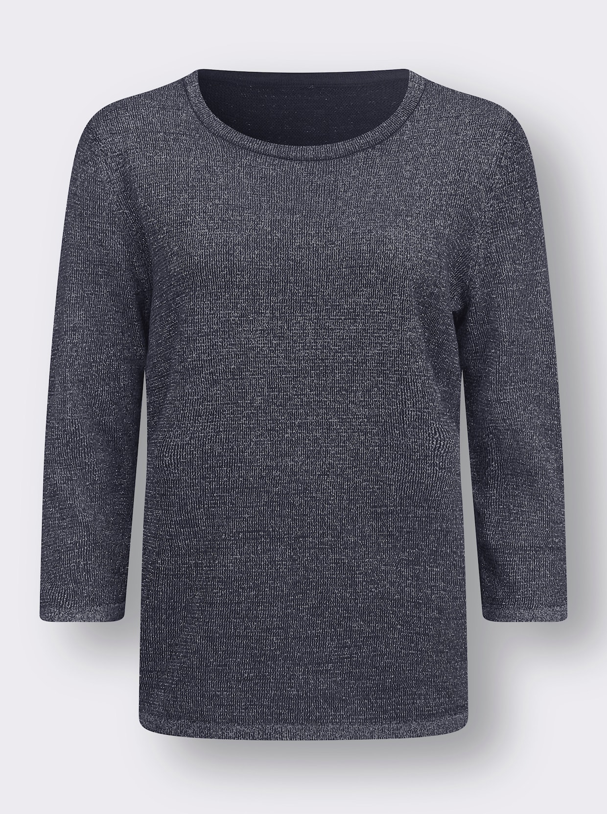 Pullover met 3/4-mouwen - marine