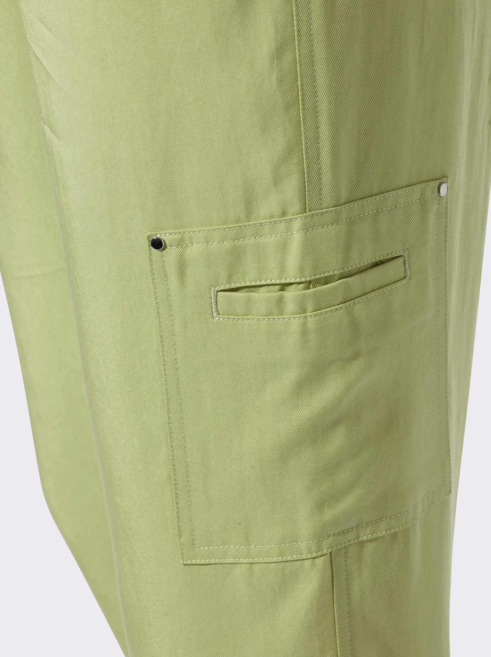 Joggingové kalhoty z lyocellu (TENCEL) - světlezelená