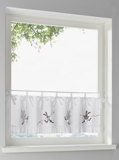 heine home Querbehang - weiß-braun