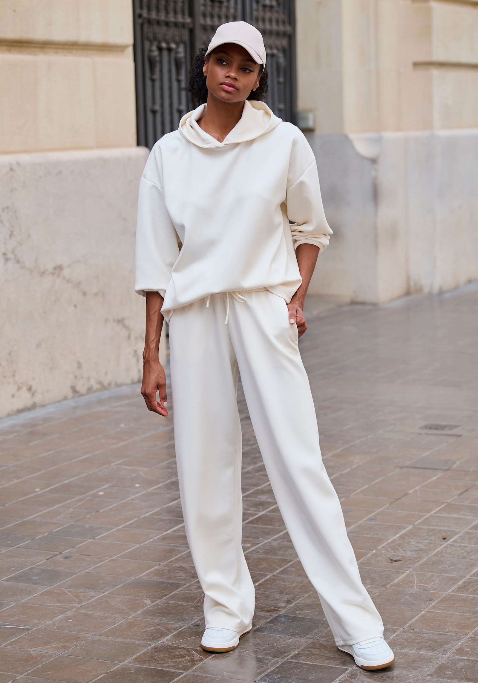 Copenhagen Studios Loungehose - wollweiß