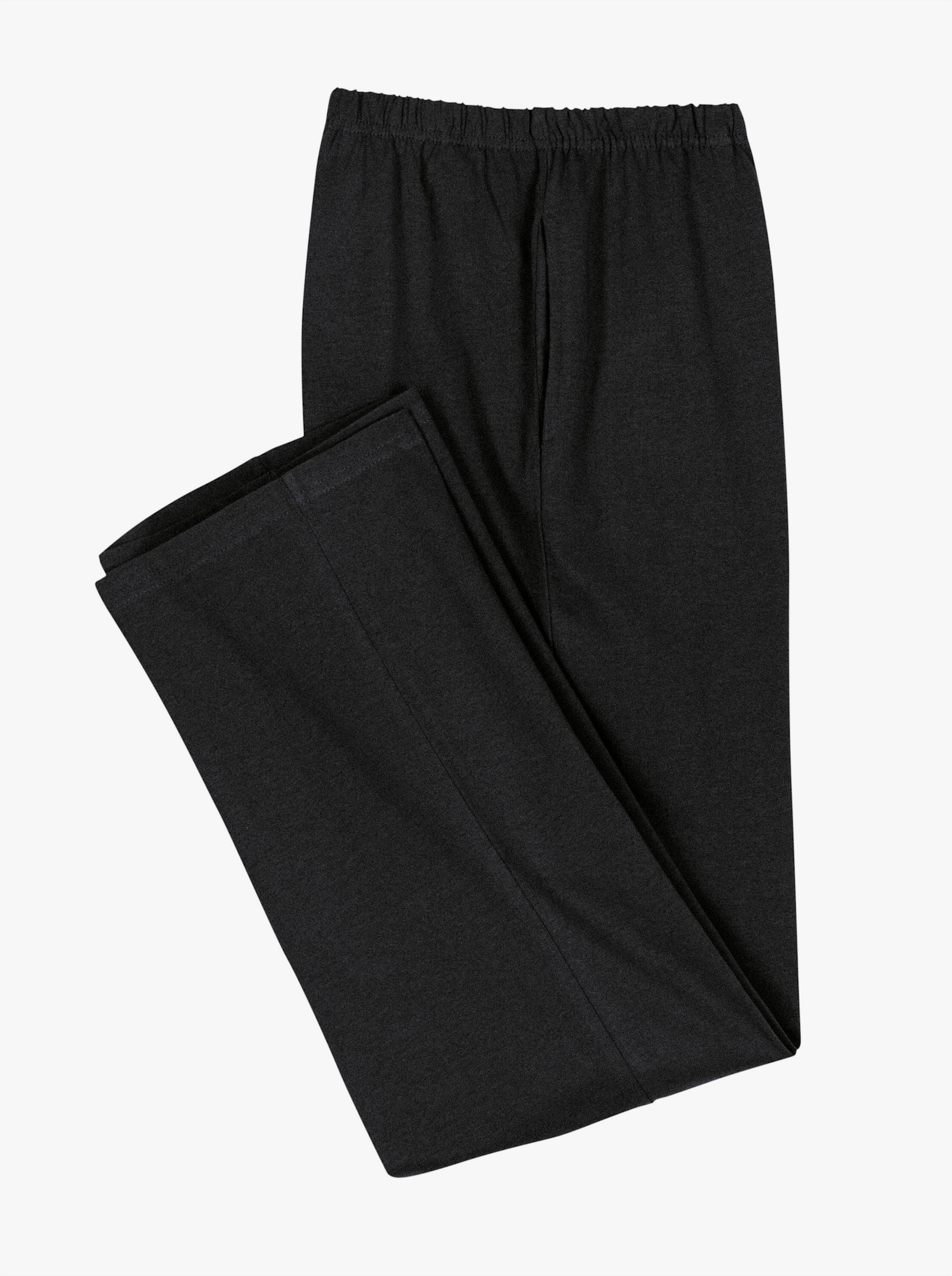 Freizeithose mit Nahttaschen - schwarz
