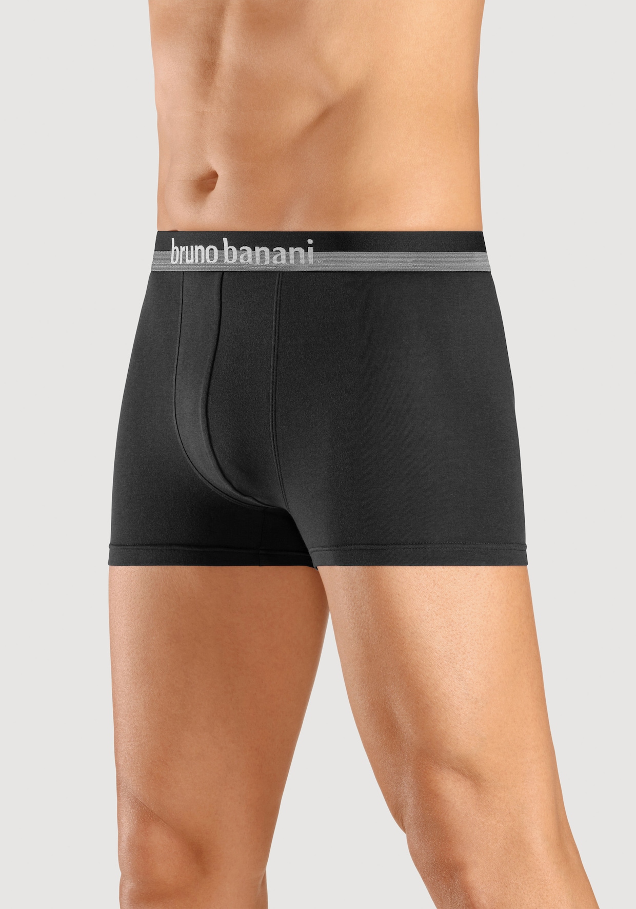 Bruno Banani Boxer - grijs gemêleerd, bordeaux, rood, zwart