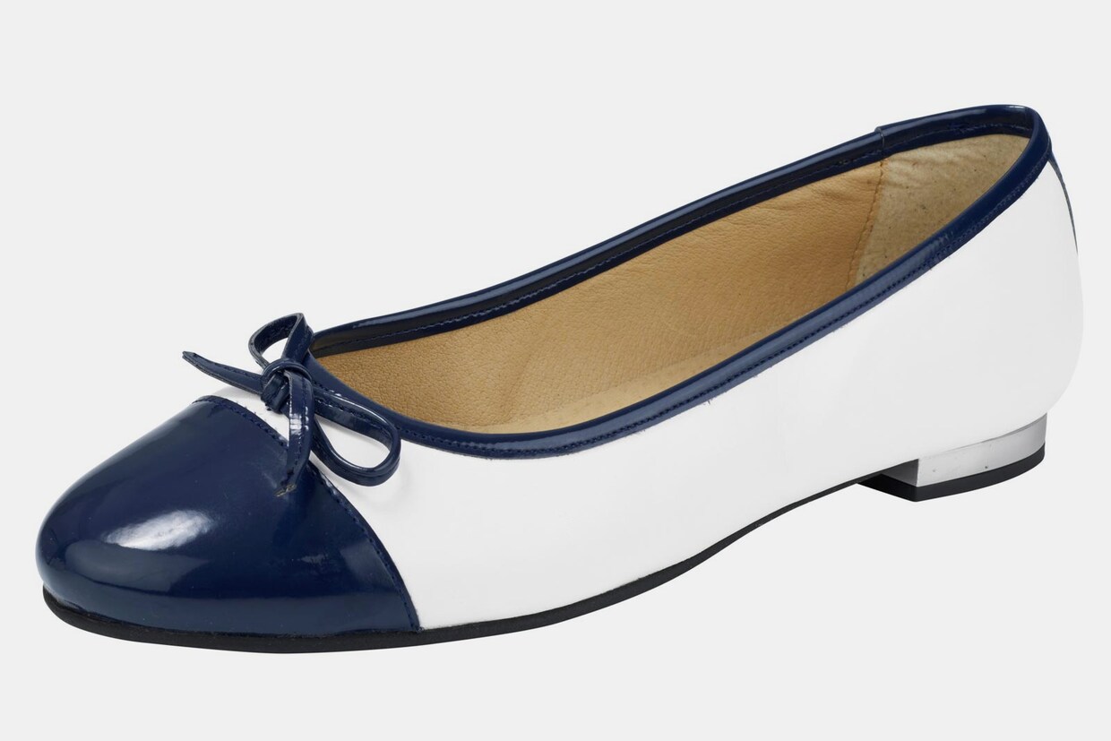 heine Ballerina - weiß-marine