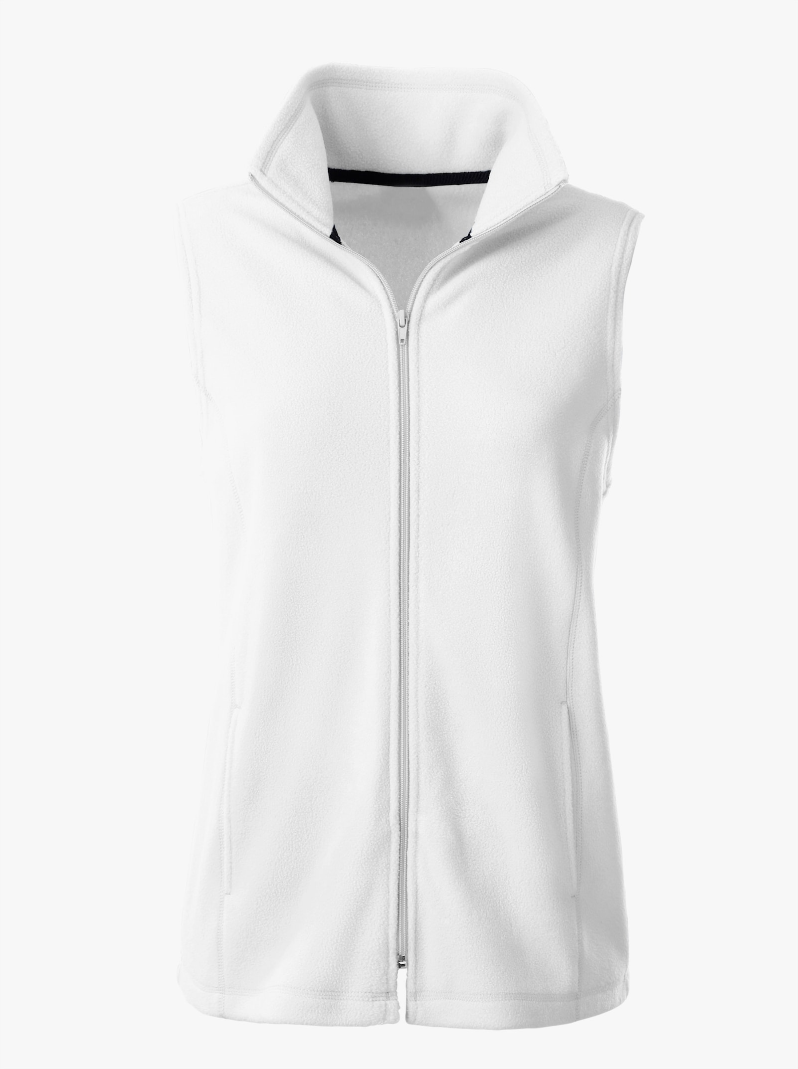 Fleecegilet in antipilling-uitvoering - ecru