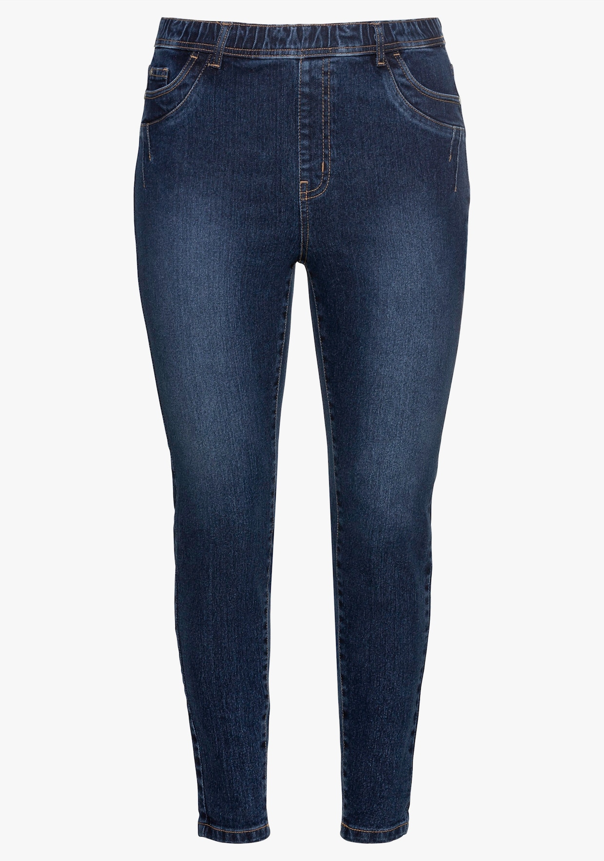 sheego Jeggings - dark blue denim