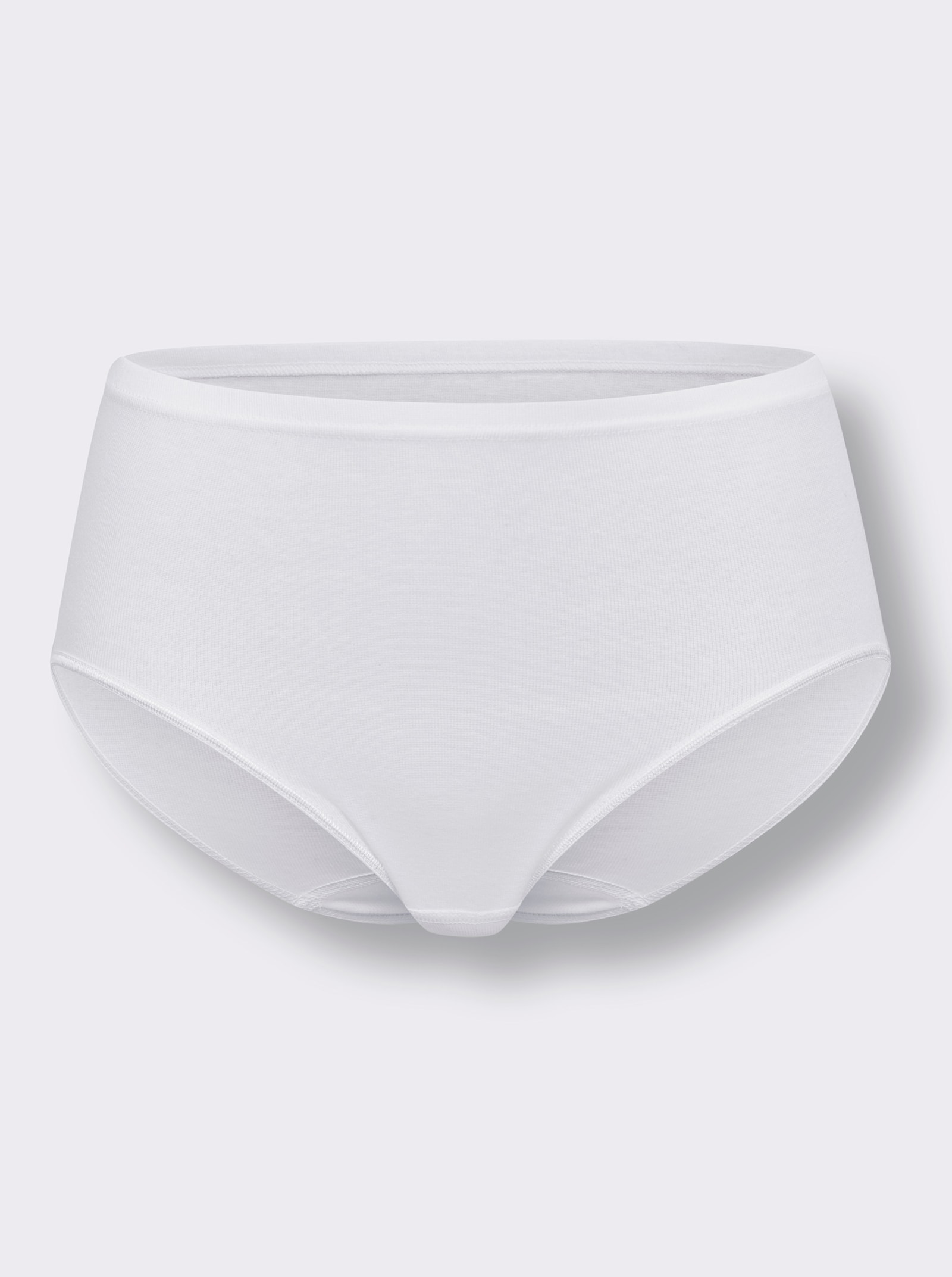 Speidel Slip mit Glanzbandeinfassung - 3 Stück weiß