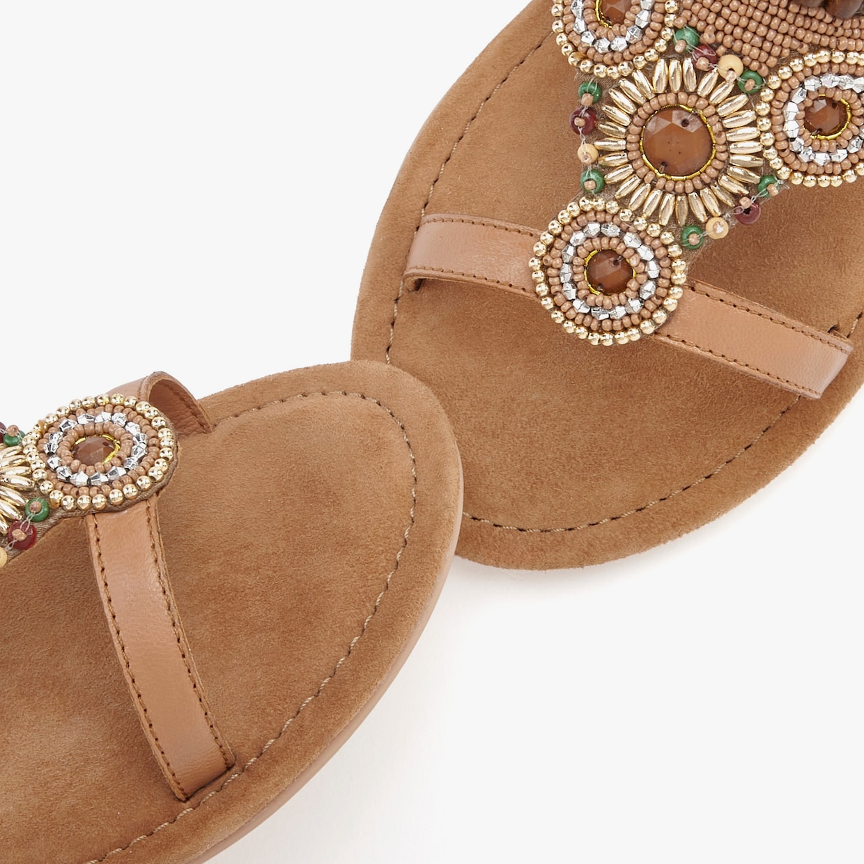 LASCANA Sandalen - camelkleuren