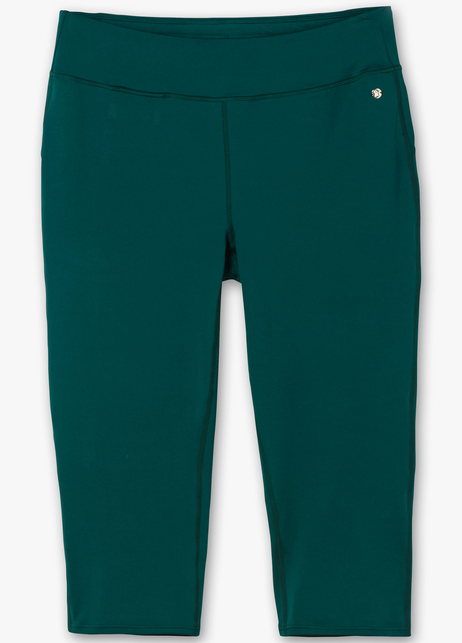 sheego Functionele tight in caprilengte - petrol