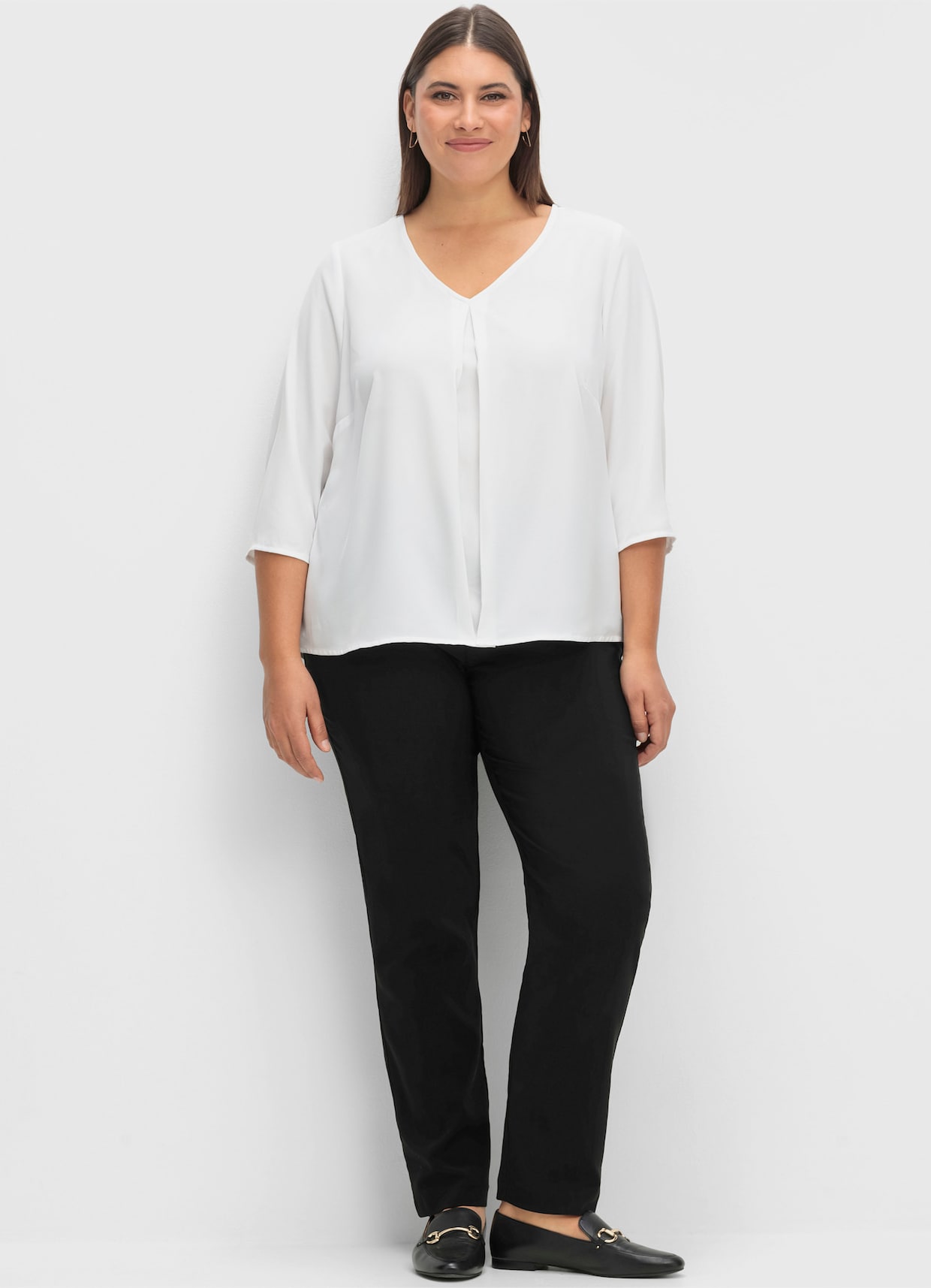 Stretch-Hose mit innenliegendem Dehnbund - schwarz