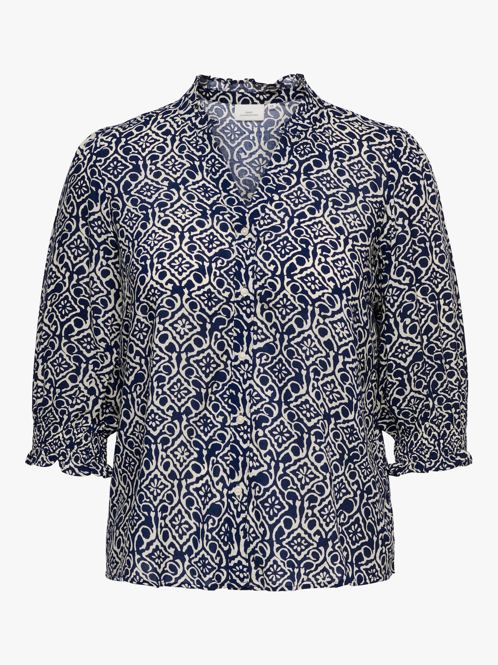 ONLY CARMAKOMA Druckbluse - night sky aop:adena graphic