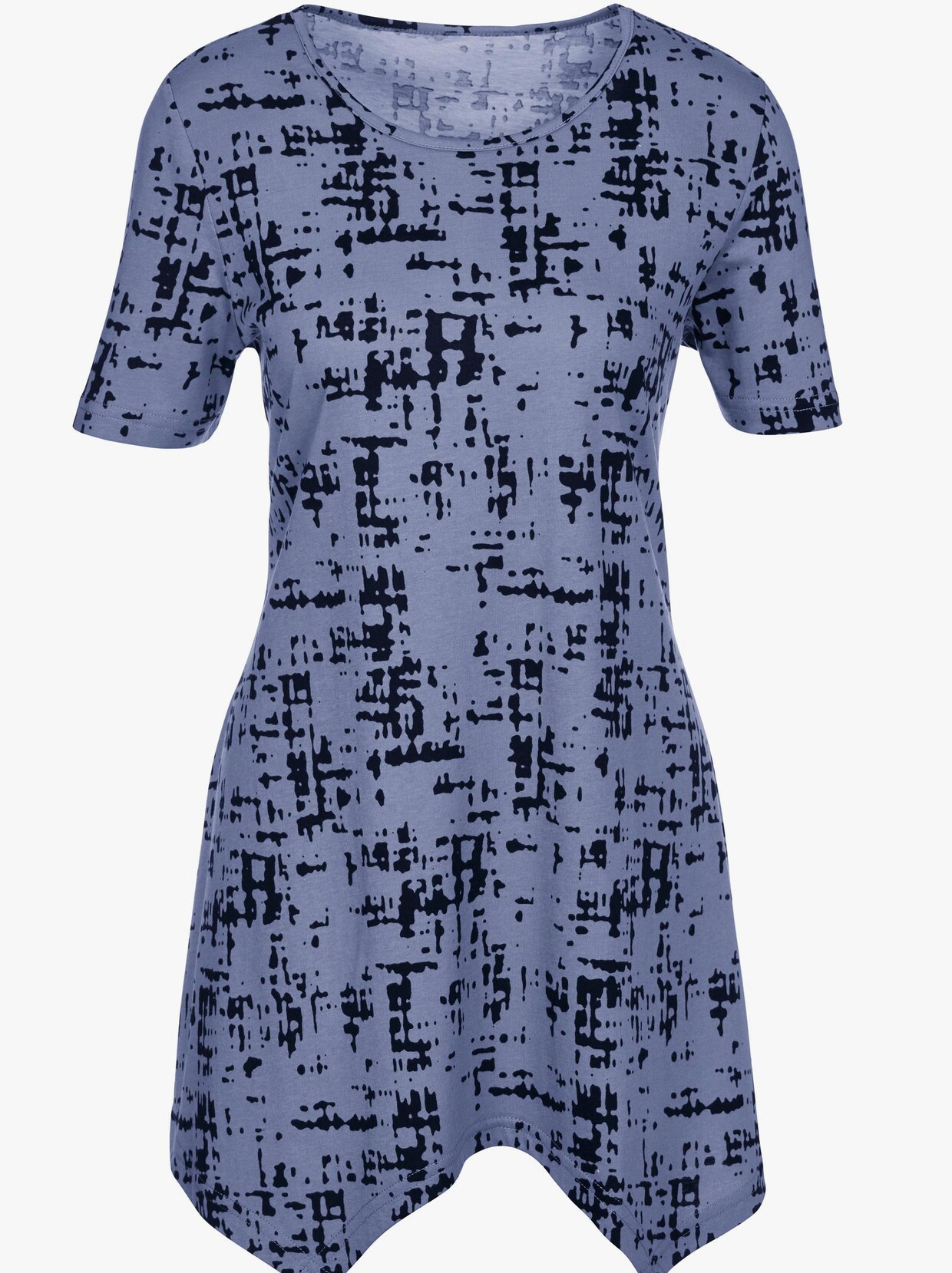 Zipfelshirt - bleu-bedruckt